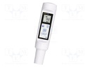 Meter: pH; LCD; -1÷15pH; 0÷60°C; Accur: ±1°C; Dim: Ø40x186mm