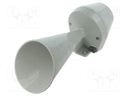Signaller: sound; membrane siren; 240VAC; 108dB; HPT; IP55; ABS