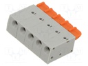Connector: PCB terminal block; terminal; GB; 6A; PIN: 5; angled