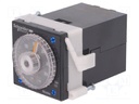 Timer; 0,02s÷300h; DPDT; 250VAC/5A; 24÷240VAC; 24÷240VDC; on panel