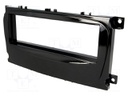 Radio mounting frame; Ford; 1 DIN; metallic black
