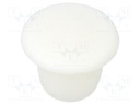 Accessories: stopper; H: 6.5mm; push-in; Flange dia: 11mm; white