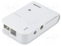 Enclosure: for computer; Raspberry Pi; ABS; grey; X: 65.5mm; Z: 30mm