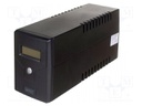 Power supply: UPS; 480W; 800VA; 207÷253V; Schuko x2; 142x101x298mm