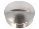 Stopper; PG16; IP54; Mat: brass; Plating: nickel; Thread: PG