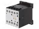 Contactor: 3-pole; NO x3; Auxiliary contacts: NC; 12VDC; 9A; DIN; BG