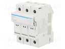 Fuse disconnector; 10x38mm; DIN; 32A; 690V; Poles: 3; -40÷70°C; IP20