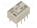 Relay: electromagnetic; DPDT; Ucoil: 3VDC; 0.3A/125VAC; 1A/30VDC