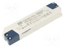 Power supply: switched-mode; LED; 40.6W; 15÷29VDC; 1400mA; IP30