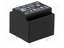Transformer: encapsulated; 0.5VA; 230VAC; 12V; 12V; 21mA; 21mA; 35g