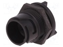 Connector: circular; socket; male; PIN: 6; w/o contacts; UL94V-0