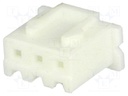Plug; wire-board; female; XH; 2.5mm; PIN: 3; w/o contacts; for cable