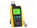Vibrometer; 0,05÷20,39g,0÷1,999mm; Meas.accur: ±1,02g