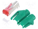 Plug; RJ45; PIN: 8; Cat: 6; gold-plated; Layout: 8p8c; 27AWG÷24AWG