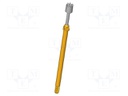 Test needle; Operational spring compression: 4mm; 8A; Ø: 2.5mm