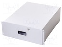 4U; W: 441mm; D: 565mm; Accessories: drawer; Enclos.mat: steel