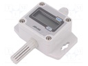 Converter: temperature and humidity; Range: -30÷80°C,0÷100% RH