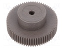 Spur gear; whell width: 16mm; Ø: 36mm; Number of teeth: 70; ZCL