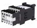 Contactor: 8-pole; NC x4 + NO x4; 230VAC; 4A; DIN; screw terminals