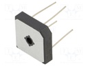 Bridge rectifier: single-phase; Urmax: 600V; If: 50A; Ifsm: 450A