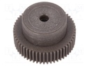 Spur gear; whell width: 16mm; Ø: 28.5mm; Number of teeth: 55; ZCL