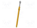 Test needle; Operational spring compression: 4mm; 5A; Ø: 2mm; 3N