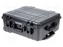 Suitcase: tool case; 551x466x224mm; ABS; IP67; Load: max.36kg