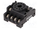 Relays accessories: socket; PIN: 11; Mounting: DIN; undecal