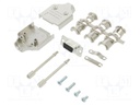 D-Sub HD; PIN: 15; female; shielded; straight; soldering; for cable
