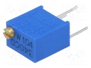 Potentiometer: mounting; multiturn; 2kΩ; 250mW; ±10%; linear