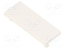 Cap for LED profiles; white; ABS; Pcs: 20; VARIO30-01