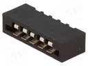 Connector: FFC (FPC); straight; PIN: 5; NON-ZIF; THT; tinned; 20mΩ