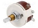 Potentiometer: shaft; single turn; 100Ω; 25W; 6.35mm; wirewound