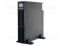 Power supply: UPS; 440x528x88mm; 1.8kW; 2kVA; 21.9kg; 9Ah; 0÷40°C