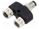 M12 adapter FY-M8A-03M-M8A-03F-T-0100