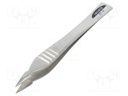 Tweezers; 125mm; universal; Blades: straight