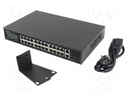 Switch Ethernet; Gigabit Ethernet; black; 1Gbps; 250m; 360W