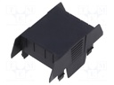 Cover; for enclosures; UL94HB; Series: EH 45; Mat: ABS; black; 45mm