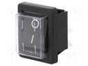 ROCKER; DPST; Pos: 2; OFF-ON; 16A/250VAC; black; none; Body: black