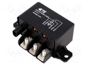 Relay: electromagnetic; SPDT; Ucoil: 12VDC; 130A; Series: HCR150