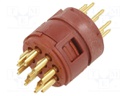 Connector: M23; PIN: 9; soldering; 150V; 7A; Series: EPIC