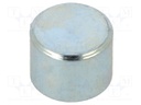 Magnet: permanent; samarium, cobalt; 5N; Ø: 6mm; H: 4.5mm; steel