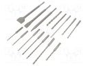 Tool accessories: drill set; Application: concrete; Pcs: 25