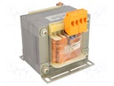 Transformer: mains; 250VA; 400VAC; 230V; Leads: terminal block