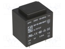 Transformer: encapsulated; 2.8VA; 230VAC; 9V; 311mA; Mounting: PCB