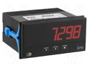 Meter: counter; digital,programmable; on panel; LED; 6 digits