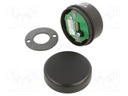 Signallers accessories: base; black; IP65; KombiSIGN 71; -20÷50°C