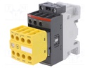 Contactor: 3-pole; NO x3; Auxiliary contacts: NC x2,NO x2; 12A