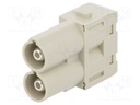 Connector: rectangular; module; male; Han Modular 70A; PIN: 2; 70A