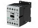 Contactor: 3-pole; NO x3; Auxiliary contacts: NC; 220VDC; 9A; DILM9